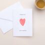 Personalised Large Heart Valentines Card, thumbnail 5 of 5