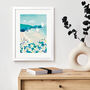 Blackthorn Blossom Porthcurno Print By Gill Wild, thumbnail 2 of 8