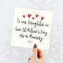 To Our Daughter On Her First Mother's Day Card, thumbnail 1 of 3