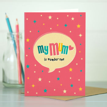 ‘Number One’ Card For Mum, 2 of 4