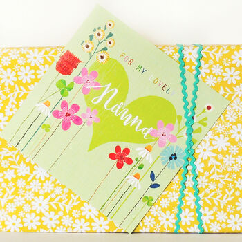 Floral Nanna Greetings Card, 5 of 5