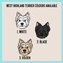 West Highland Terrier Adult T Shirt, thumbnail 4 of 6