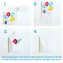Personalised Lego Person And Balloon Card, thumbnail 3 of 3