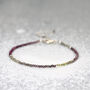 Multi Colour Skinny Sapphire Bracelet, thumbnail 7 of 11