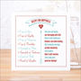 'Recipe For Happiness' Wedding Or Anniversary Card, thumbnail 1 of 4