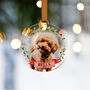 Personalised Puppy Dog's First Christmas Decoration, thumbnail 6 of 6