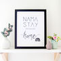Nama Stay Home Art Print, thumbnail 2 of 3