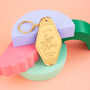 Love Wins Valentines Retro Keyring, thumbnail 2 of 5