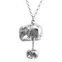 Personalised Mother And Baby Elephant Necklace, thumbnail 6 of 12