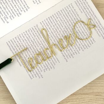 Personalised Teacher Gift Bookmark, 2 of 11