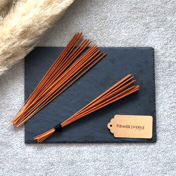 Sandalwood Incense Sticks Hand Rolled On Bamboo, 5 of 6