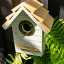 Personalised Wooden Garden Bird Nest Box, thumbnail 9 of 10