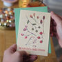Set Of Six Winter Berries Christmas Cards, thumbnail 2 of 8
