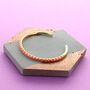 Enamel Coloured Twisted Bangles, thumbnail 7 of 11