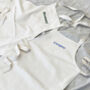 Organic Embroidered Mother's Day Matching Personalised Apron, thumbnail 2 of 11