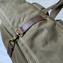 Personalised Waxed Canvas Family Adventure Backpack, thumbnail 5 of 6