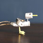 Small Wooden Hanging Seagull Decoration, thumbnail 2 of 4