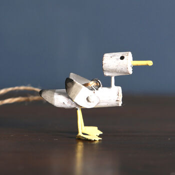 Small Wooden Hanging Seagull Decoration, 2 of 4