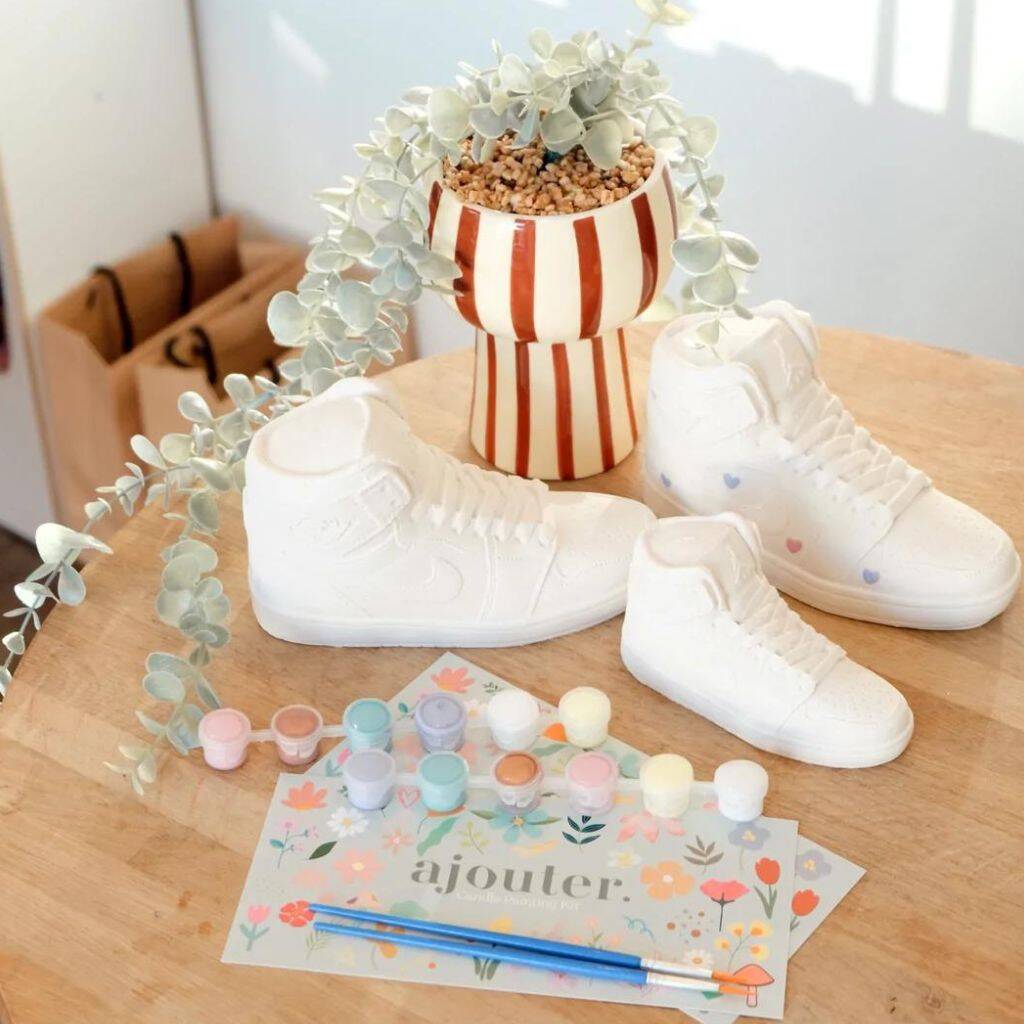 Paint Your Own Concrete Sneaker Eid Gift Set, 1 of 2