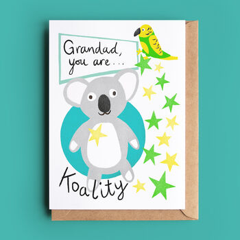 Koala Card For Dad, Daddy Or Grandad, 2 of 4