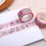 Mixed Washi Tape Set, Eco Friendly Paper Masking Tape, 10 Meter Rolls, thumbnail 10 of 10