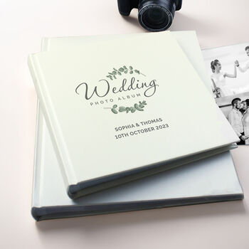 Personalised Wedding Square Photo Album, 3 of 6