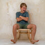 Little Dinosaur Chair – Handwoven Rattan Kids Seat, thumbnail 7 of 7
