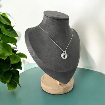 70th Birthday Sterling Silver Ring Necklace, 3 of 5