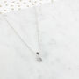 Silver Teardrop 30th Birthday Pendant Necklace, thumbnail 4 of 8