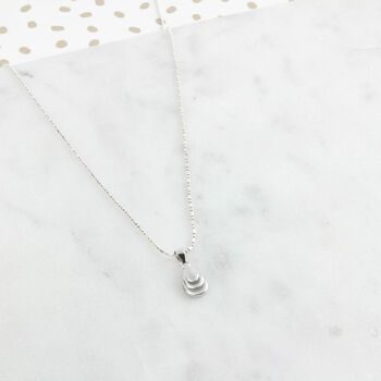 Silver Teardrop 30th Birthday Pendant Necklace, 4 of 8