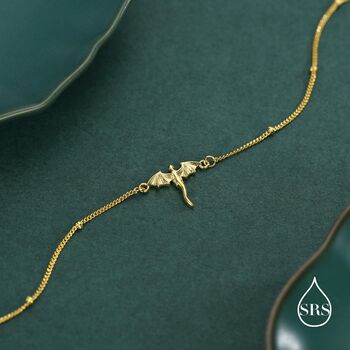 Sterling Silver Dragon Charm Bracelet, 3 of 12