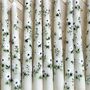 Hand Painted White Anemone Taper Candles, thumbnail 3 of 12