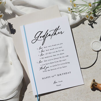 Luxury Personalised Uncle Birthday Card For Him, 2 of 12