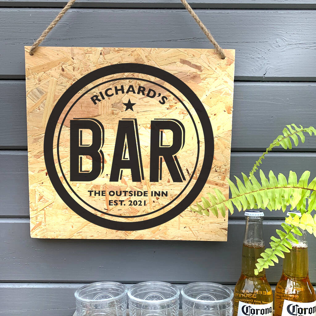Personalised Bar Sign, 1 of 4