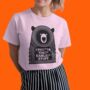Bear Music Quote T Shirt In Women's Fit, thumbnail 5 of 7