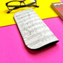 Music Score Manuscript Glasses Case, thumbnail 3 of 4