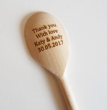 Personalised Eco Wooden Spoon, 2 of 10