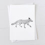 Fox Gift Wrap Pack With Card Option, thumbnail 5 of 7