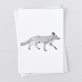 Fox Gift Wrap Pack With Card Option, 5 of 7