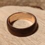 Copper And European Walnut Ring, thumbnail 4 of 7