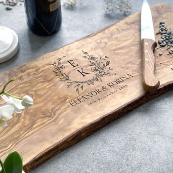 Personalised Live Edge Cheese/Chopping Board, 5 of 8
