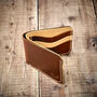 Personalised Bespoke Leather Bifold Wallet Six Slots, thumbnail 9 of 11