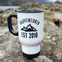 Personalised Dadventurer Travel Mug Chrsitmas Gift, thumbnail 2 of 3