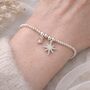 60th Birthday Star Charm Stretch Bracelet, thumbnail 3 of 5