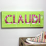 Personalised Netball Name Canvas, thumbnail 3 of 8