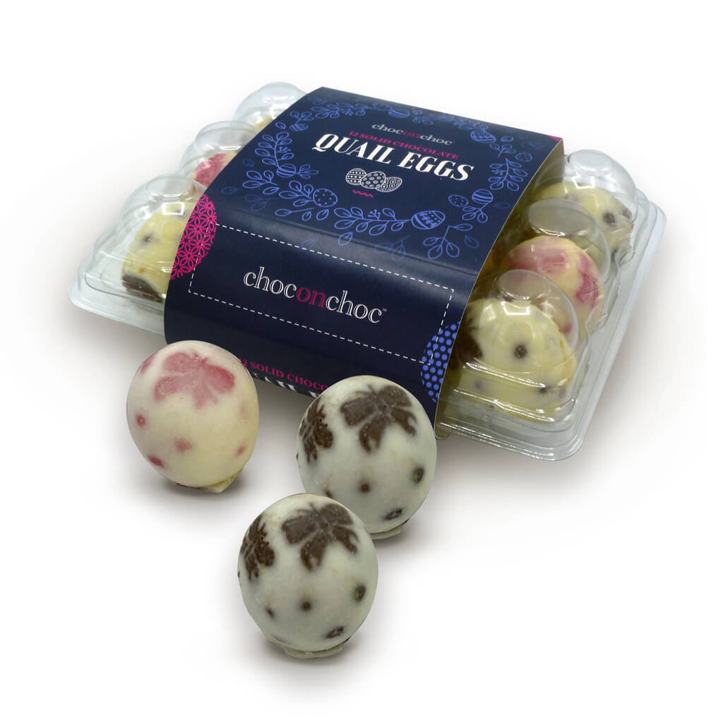 Colourful Chocolate Quail Eggs By Choc on Choc