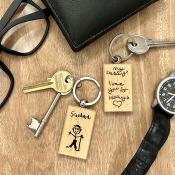 Personalised Keyring With Child's Drawing, 9 of 9
