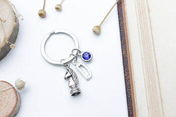 Personalised Chess Keyring Chess Lover Gift, 7 of 9
