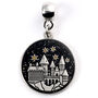 Harry Potter Hogwarts Castle Slider Charm Silver, thumbnail 1 of 2