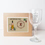 Personalised 70th Birthday Engraved Wine Glass Gift, thumbnail 2 of 8
